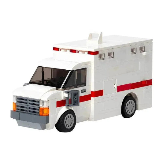  MOC MOC Ambulance Modular Building Blocks Full Interior Doctor Nurse Building Bricks MOC -  ToylandEU™