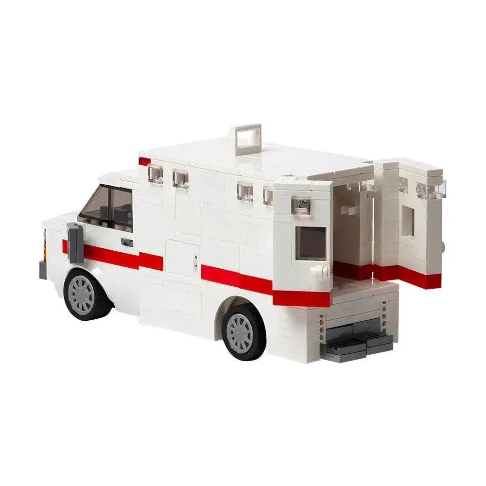  MOC MOC Ambulance Modular Building Blocks Full Interior Doctor Nurse Building Bricks MOC -  ToylandEU™