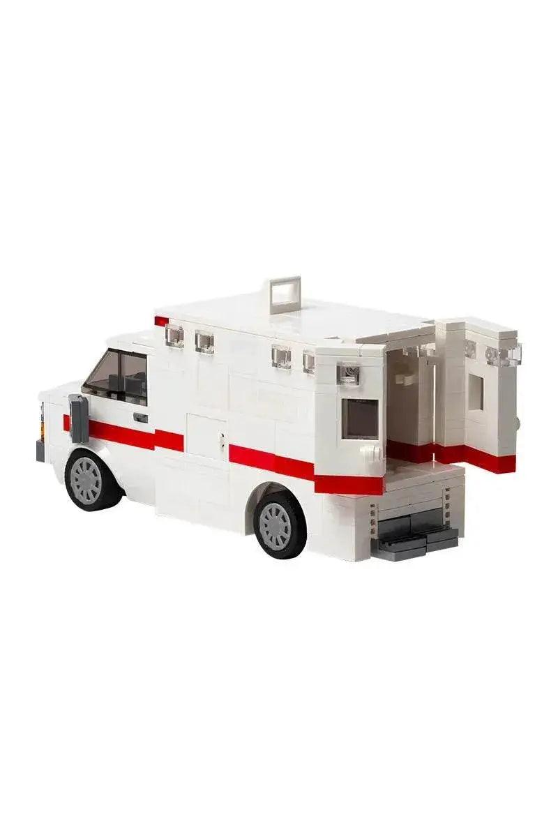  MOC MOC Ambulance Modular Building Blocks Full Interior Doctor Nurse Building Bricks MOC -  ToylandEU™