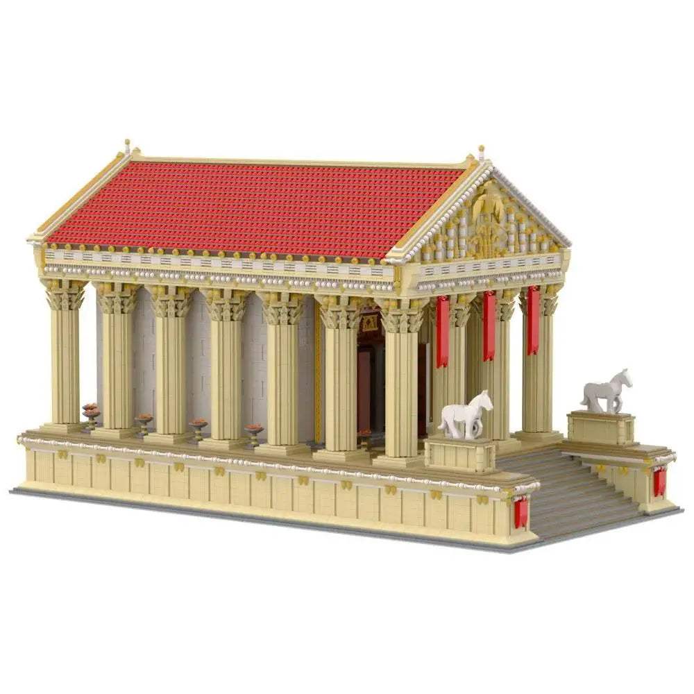  MOC MOC Ancient Roman Temple Model Building Blocks Gift Set Building Bricks MOC -  ToylandEU™