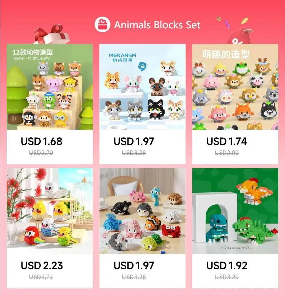  MOC Animal Bird Building Blocks Toy for Children Girls Age 8 -  ToylandEU™