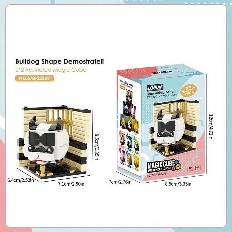  MOC Creative Animal Building Blocks Cute Panda Koala Tiger Rabbit Chicken Model Bricks -  ToylandEU™