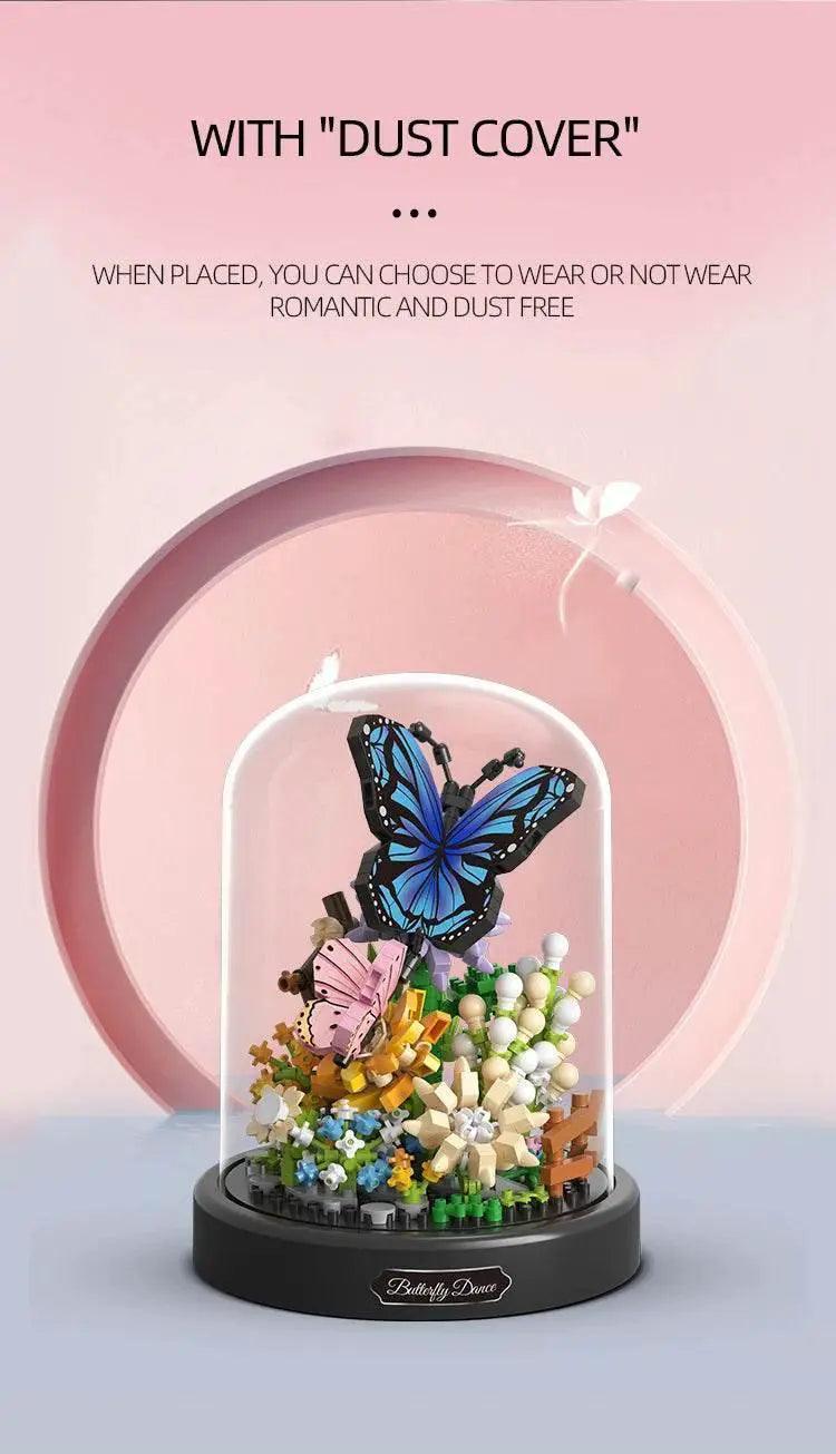  MOC Bee Butterfly Flower Bonsai Building Blocks Insect Plant Toy -  ToylandEU™