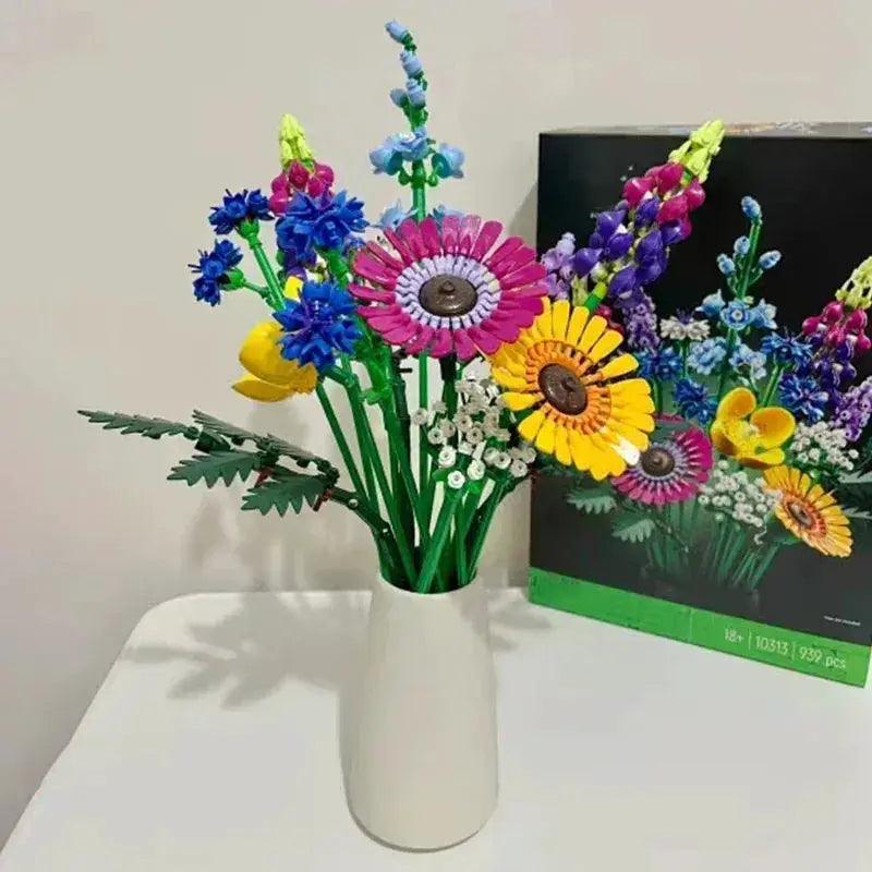  MOC Bouquet Building Blocks Set For Home Decor And Gifts -  ToylandEU™