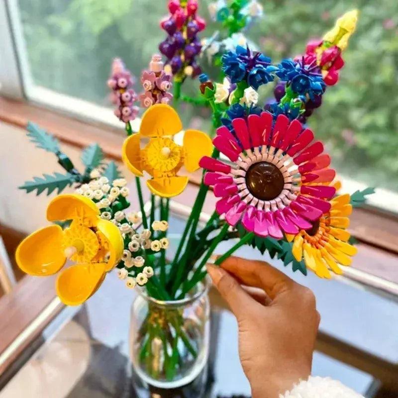  MOC Bouquet Building Blocks Set For Home Decor And Gifts -  ToylandEU™
