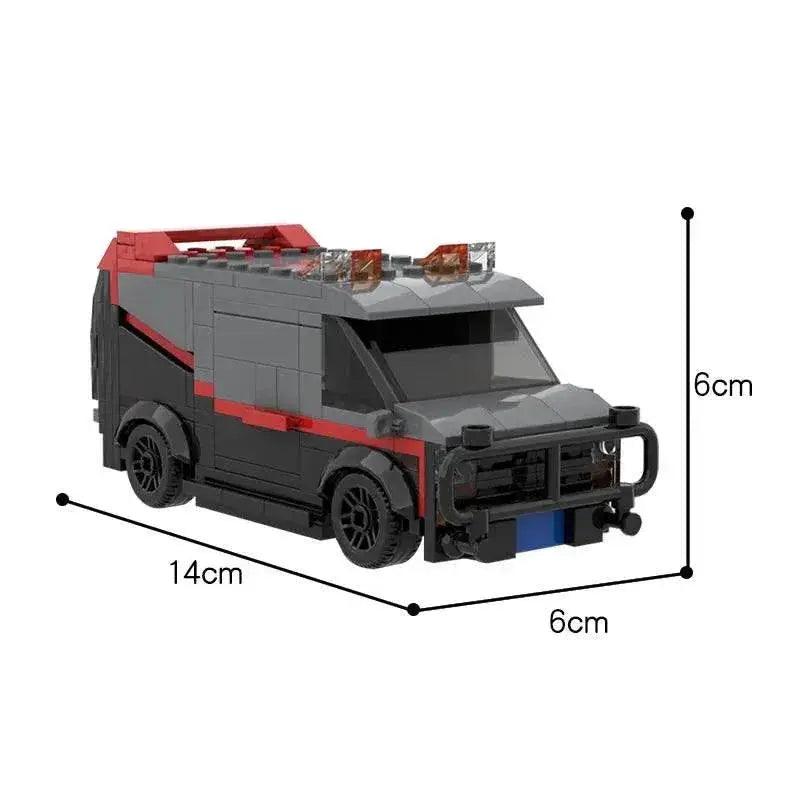  BuildMoc Technical Car A-Team Van SWAT Team Truck Toy -  ToylandEU™