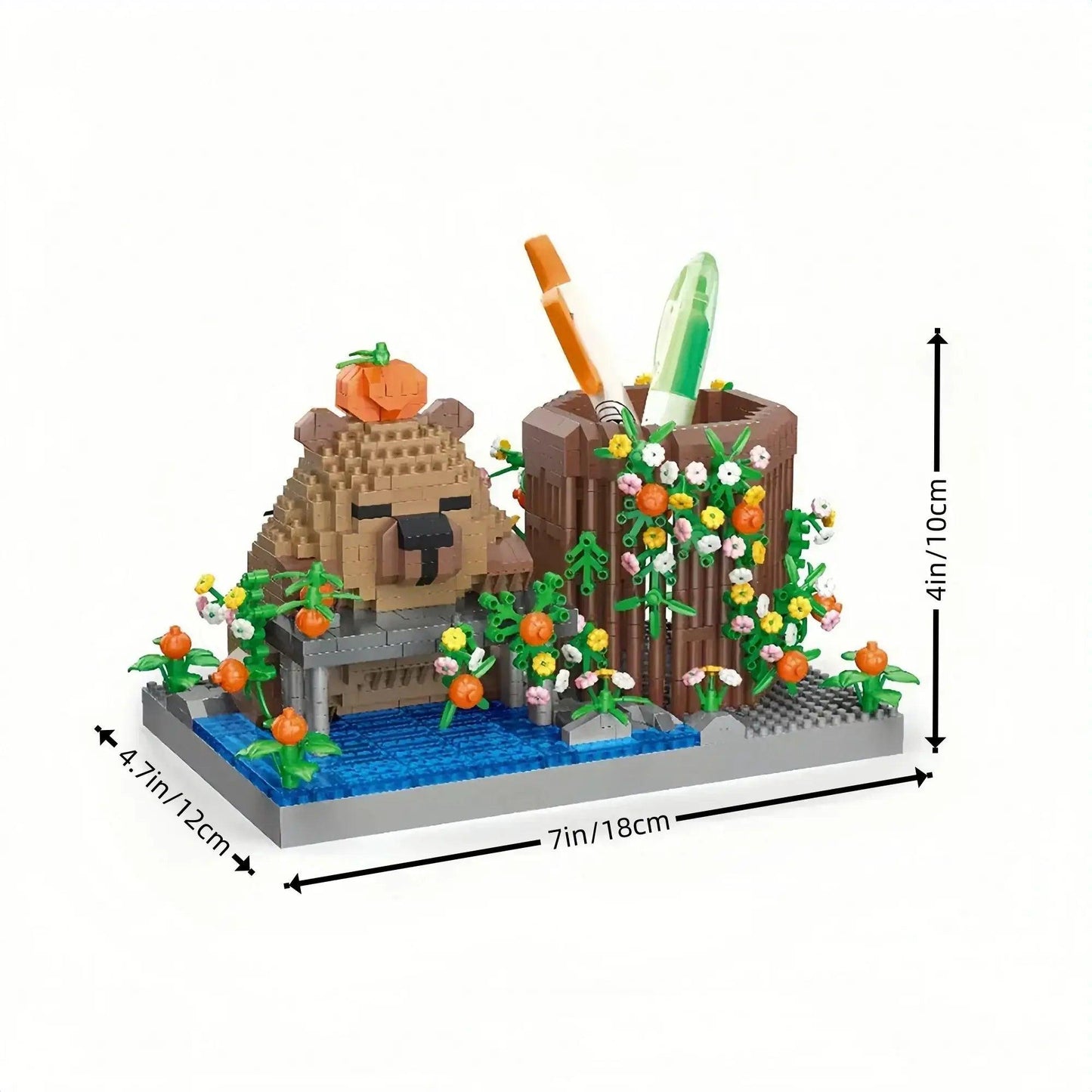  Capybara Pen Holder DIY Building Blocks Easy Assembly -  ToylandEU™
