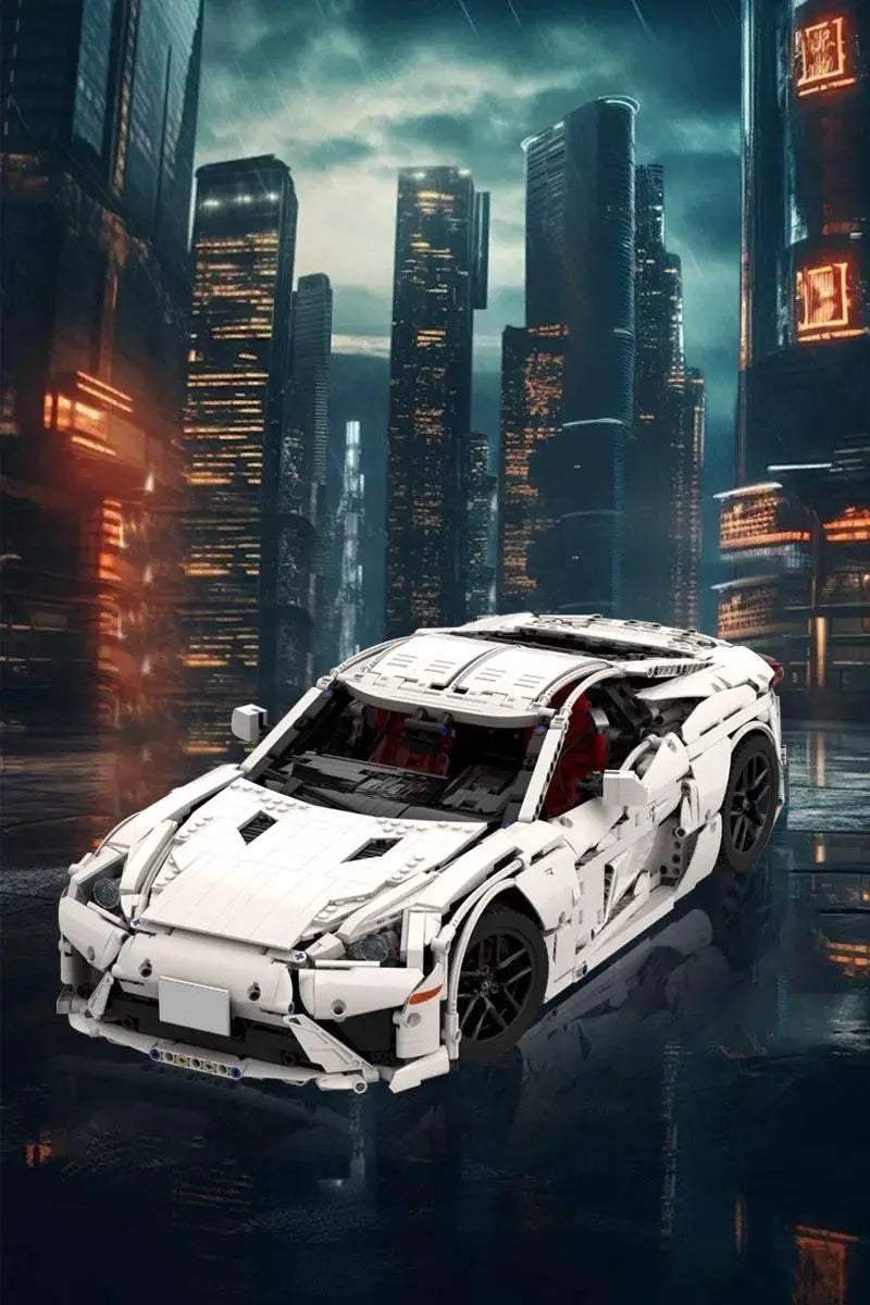  MOC Car Lexused LFA 1:8 Model Building Block Supercar Building Bricks MOC -  ToylandEU™