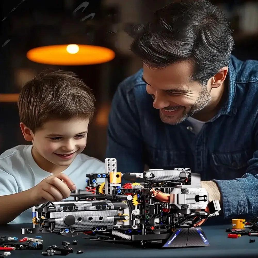  Building Block Car Set for Boys Mechanical Racing Kit -  ToylandEU™