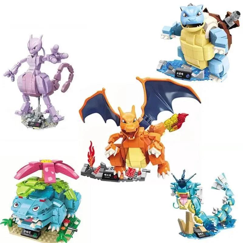  MOC Charizard Mewtwo Bulbasaur Building Blocks Kids Toy -  ToylandEU™