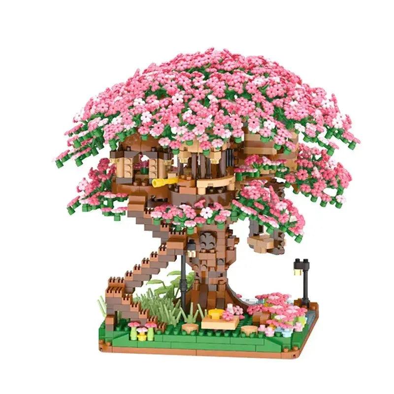  Cherry Blossom Tree Building Blocks Set With Light -  ToylandEU™