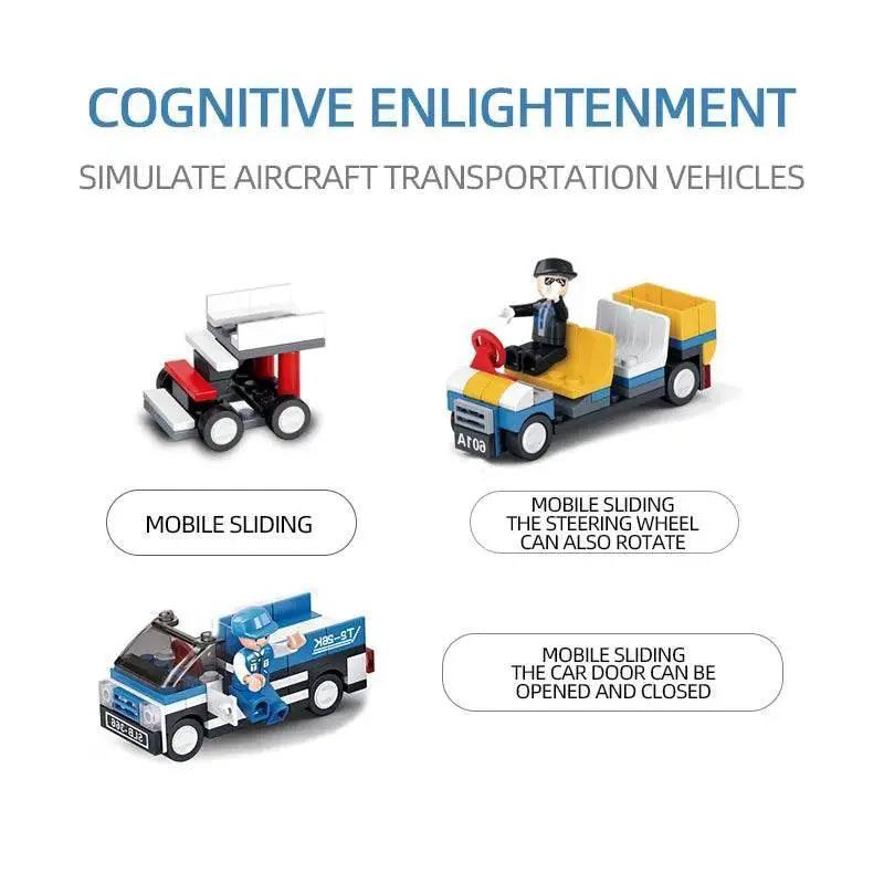  MOC Creative City Airbus Cargo Aircraft Plane Building Blocks -  ToylandEU™