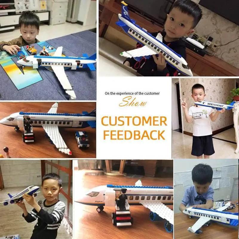  MOC Creative City Airbus Cargo Aircraft Plane Building Blocks -  ToylandEU™