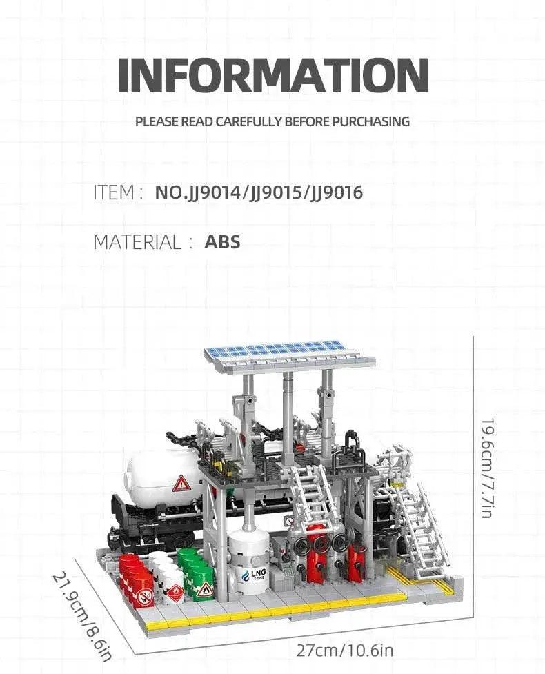  MOC City Street View Building Blocks Natural Gas Storage Center -  ToylandEU™