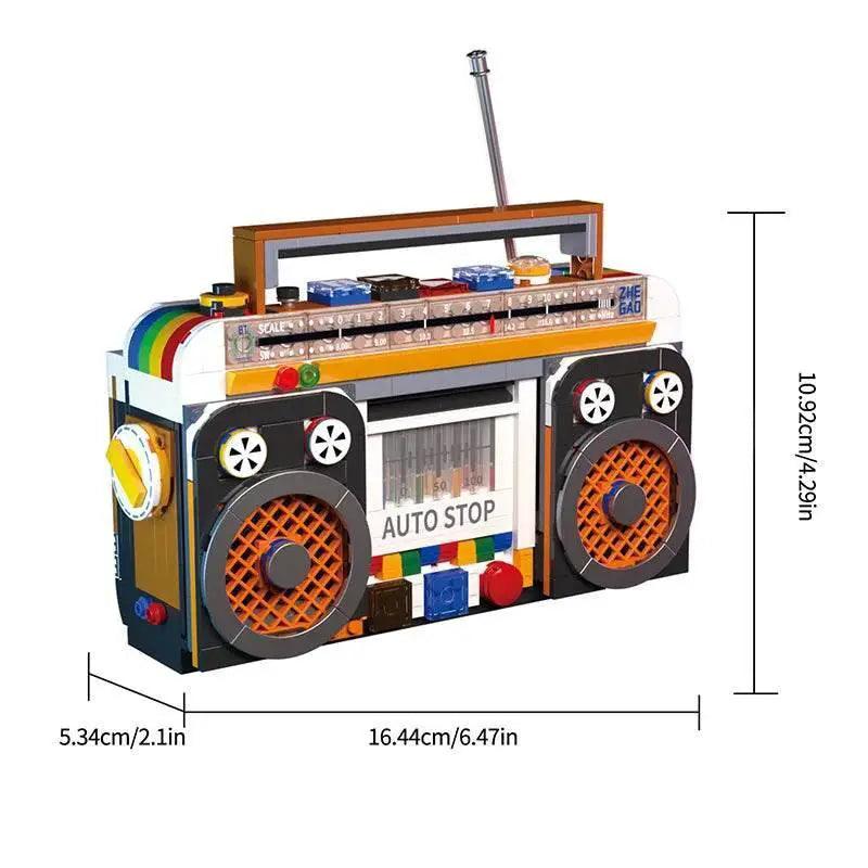  MOC 554PCS Color Radio Model Building Blocks Retro Home Appliances -  ToylandEU™