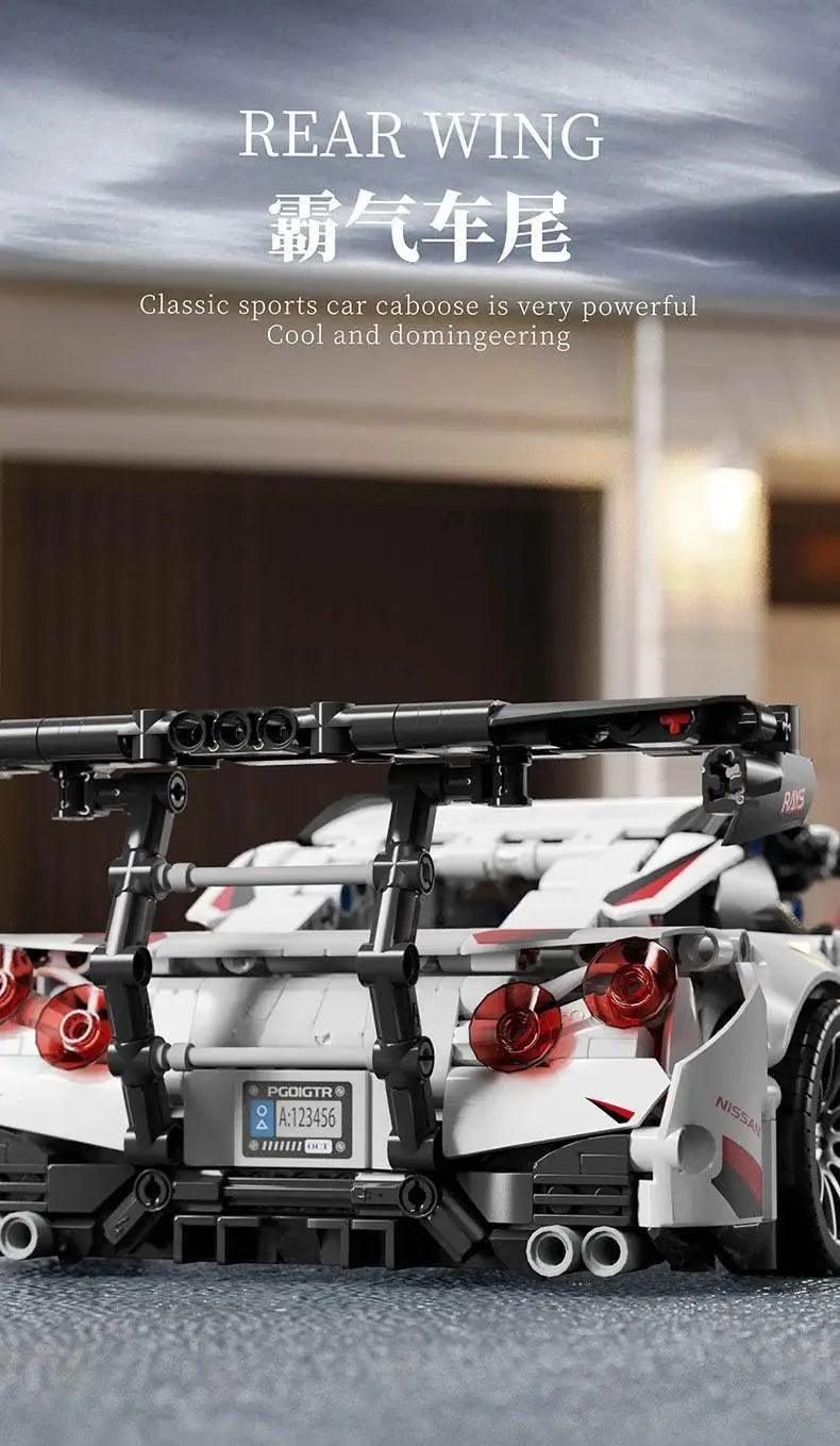  MOC Building Blocks Compatible with Concept White Sports Car Super Racing Building Blocks Brick Model Speedcar Children's Gift -  ToylandEU™