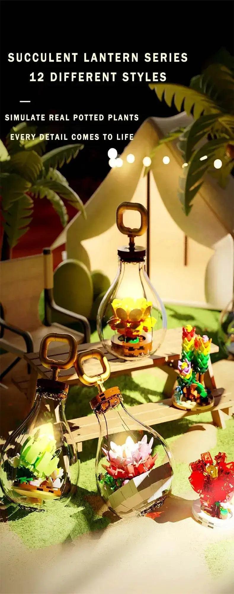  MOC Creative Succulent Glower Bulb Building Blocks for Kids Toys -  ToylandEU™