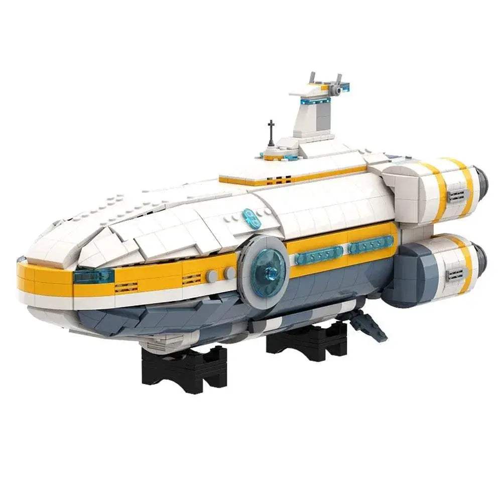 1438PCS MOC Deep Sea Subnautica Sailing Warship Model Toys Building Bricks MOC -  ToylandEU™