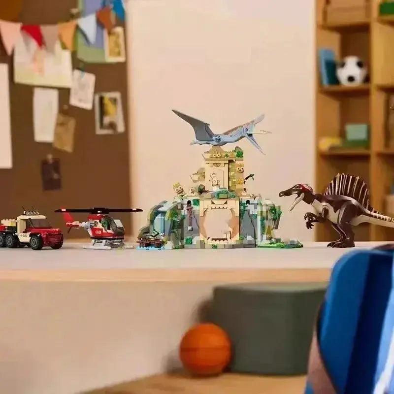  MOC Dinosaur Air Mission Building Blocks Set Compatible MOC -  ToylandEU™