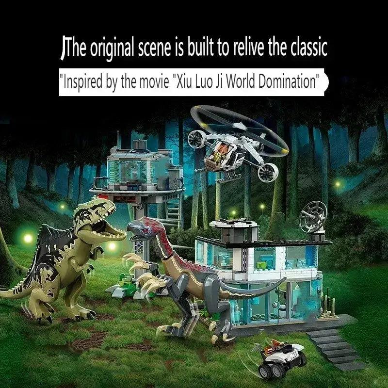  MOC Dinosaur Air Mission Building Blocks Set Compatible MOC -  ToylandEU™