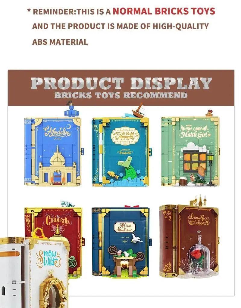  MOC Dream Princess 3D Storybook Building Blocks Cute Fairy Tales -  ToylandEU™