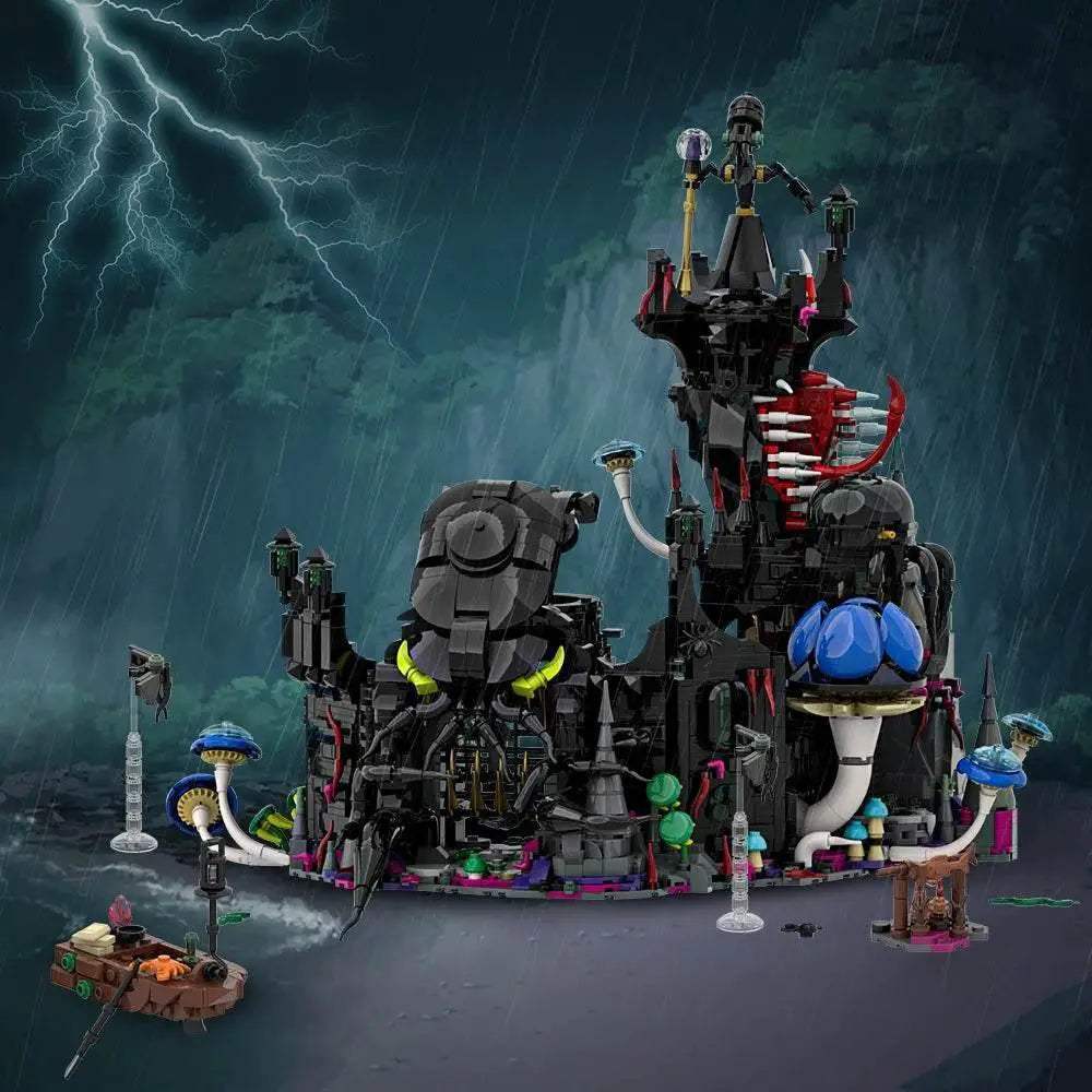  MOC MOC Eldritch Castle Model Building Blocks Horror House Gift Building Bricks MOC -  ToylandEU™