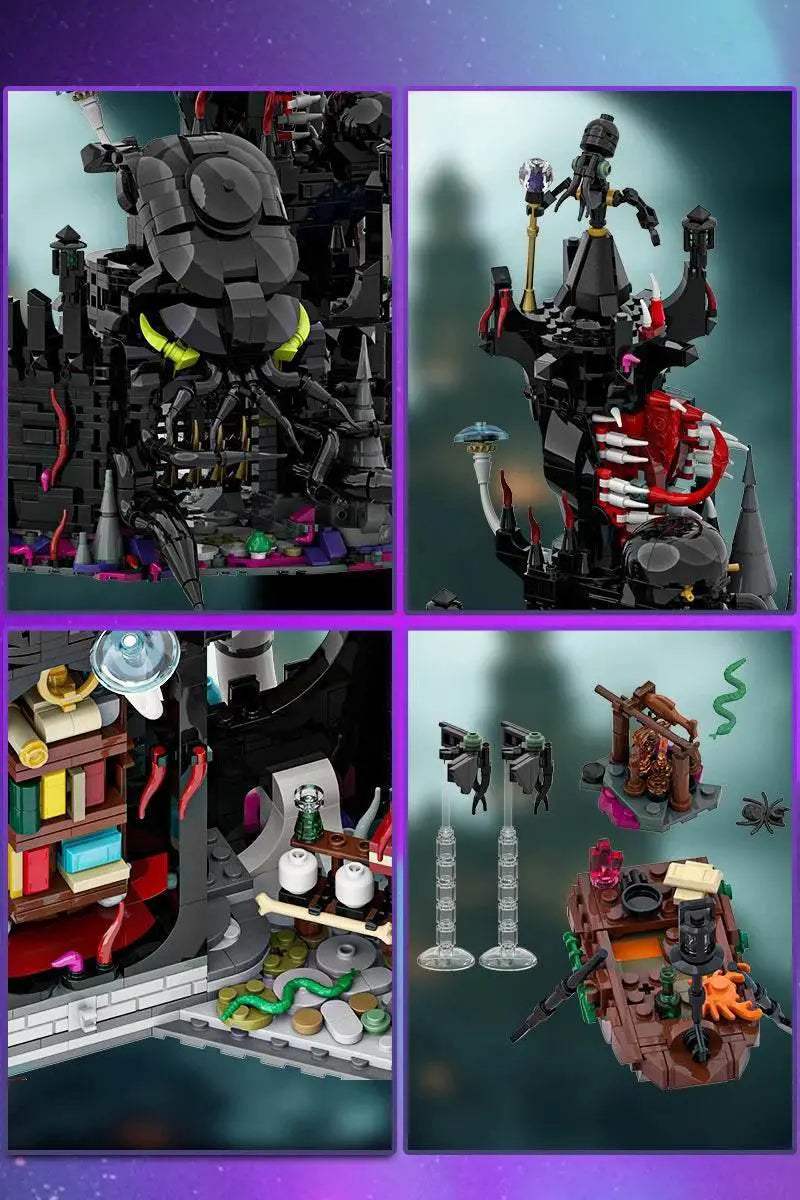  MOC MOC Eldritch Castle Model Building Blocks Horror House Gift Building Bricks MOC -  ToylandEU™