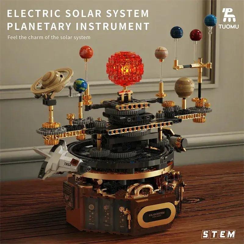  Electric Rotatable Solar System Building Blocks Kit -  ToylandEU™