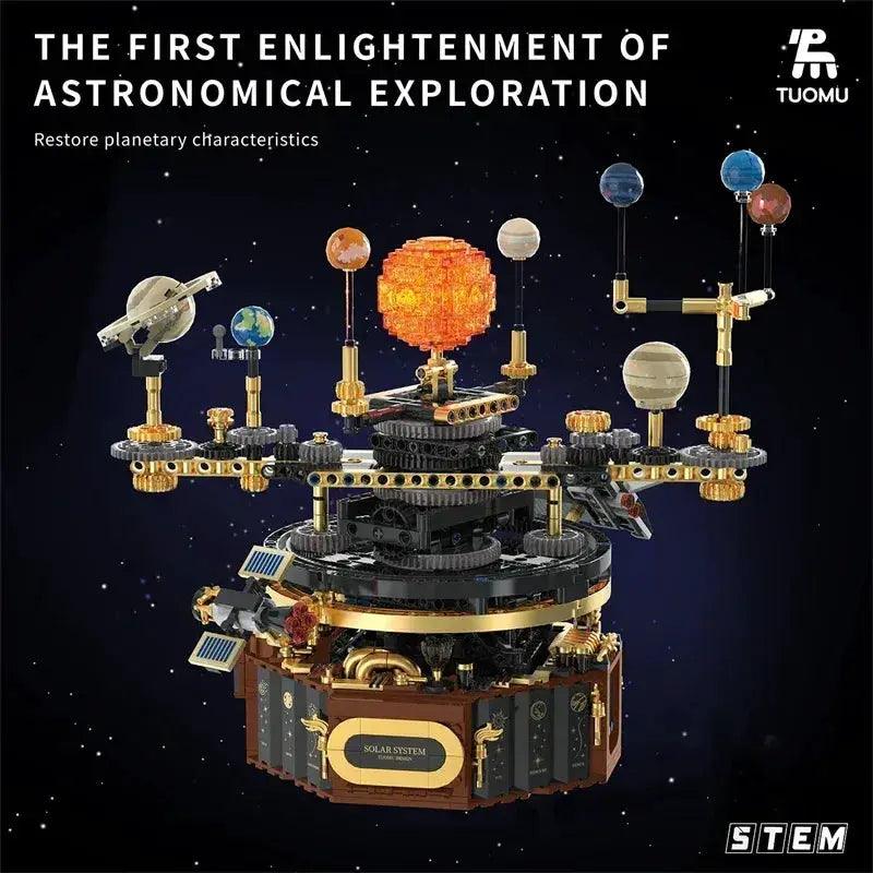  Electric Rotatable Solar System Building Blocks Kit -  ToylandEU™