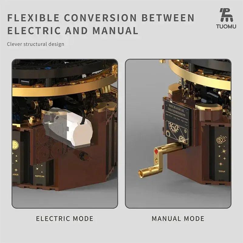  Electric Rotatable Solar System Building Blocks Kit -  ToylandEU™