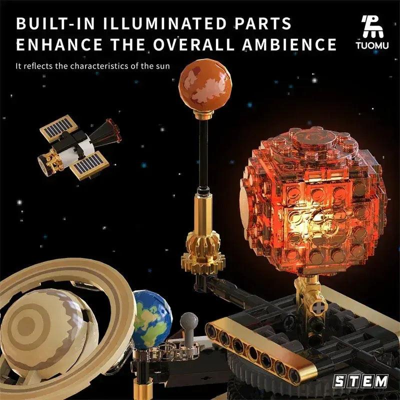  Electric Rotatable Solar System Building Blocks Kit -  ToylandEU™