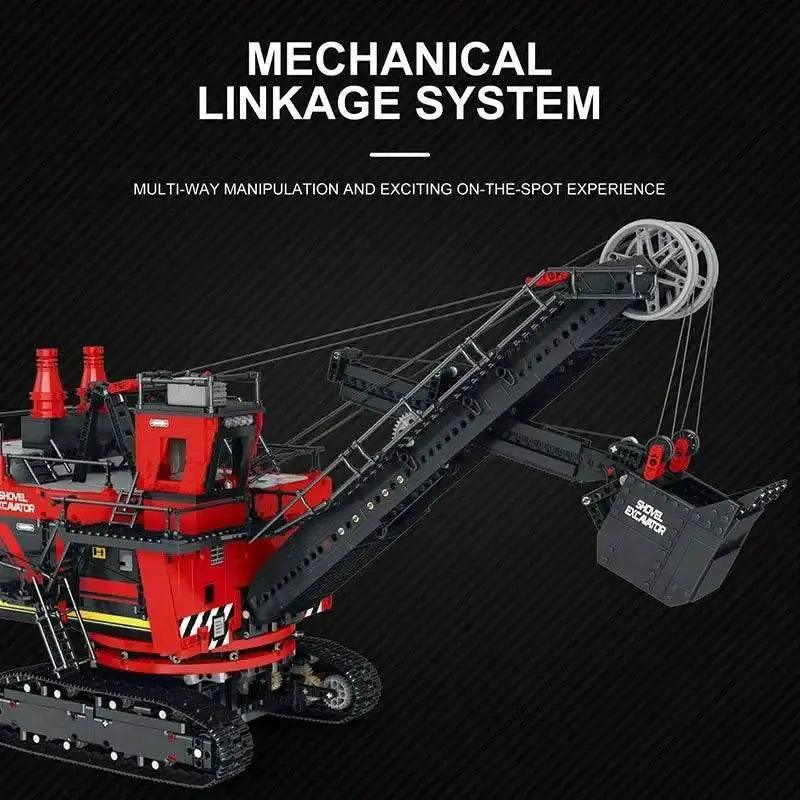  MOC 2968PCS Electric Shovel Excavator Building Blocks RC Control -  ToylandEU™