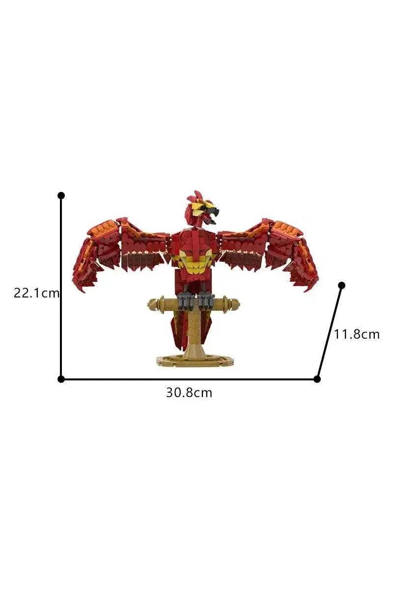  MOC MOC Fawkes Model Building Blocks Magic Phoenix Firebird Building Bricks MOC -  ToylandEU™