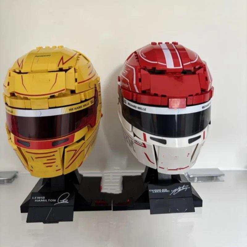 Building Block Set | Formula 1 Helmet | Toylandeu™