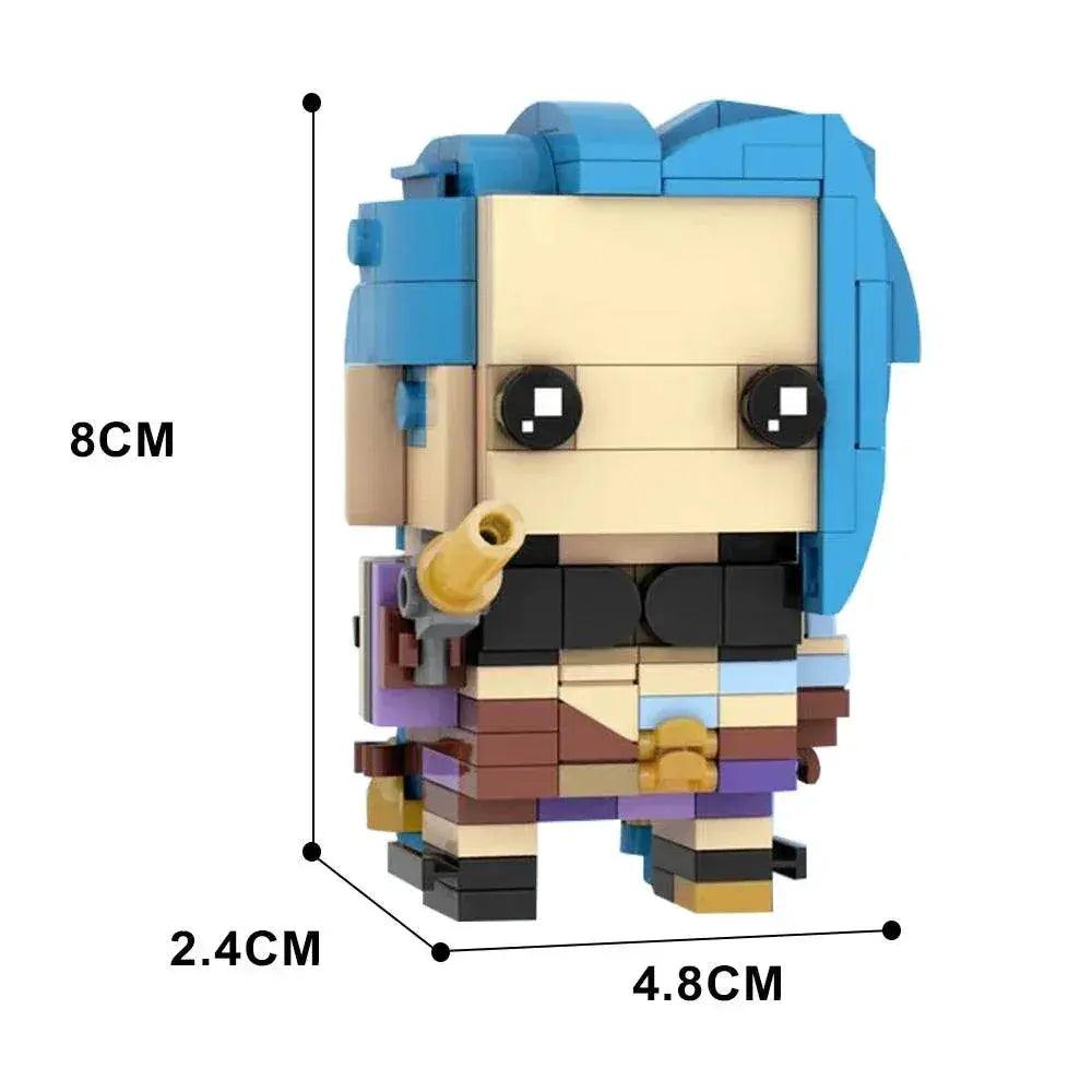  MOC Game Figure Brickheadz Building Block Cloud Strife Gift Set -  ToylandEU™