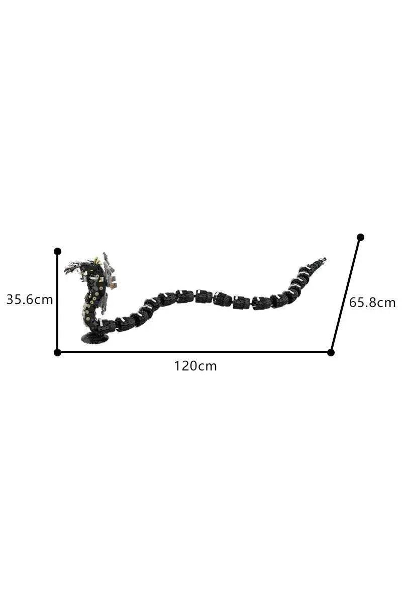  MOC Game Horizoned Slitherfang Mechanical Beast Building Block Building Bricks MOC -  ToylandEU™