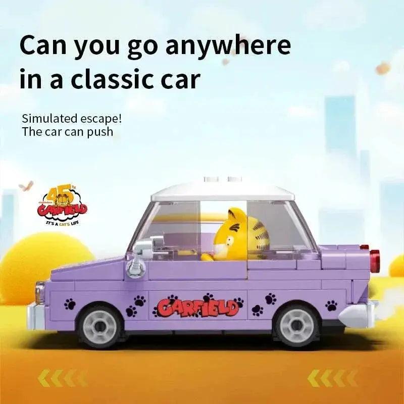  MOC Garfield Car Building Blocks City Magic Cartoon Cat Figures -  ToylandEU™