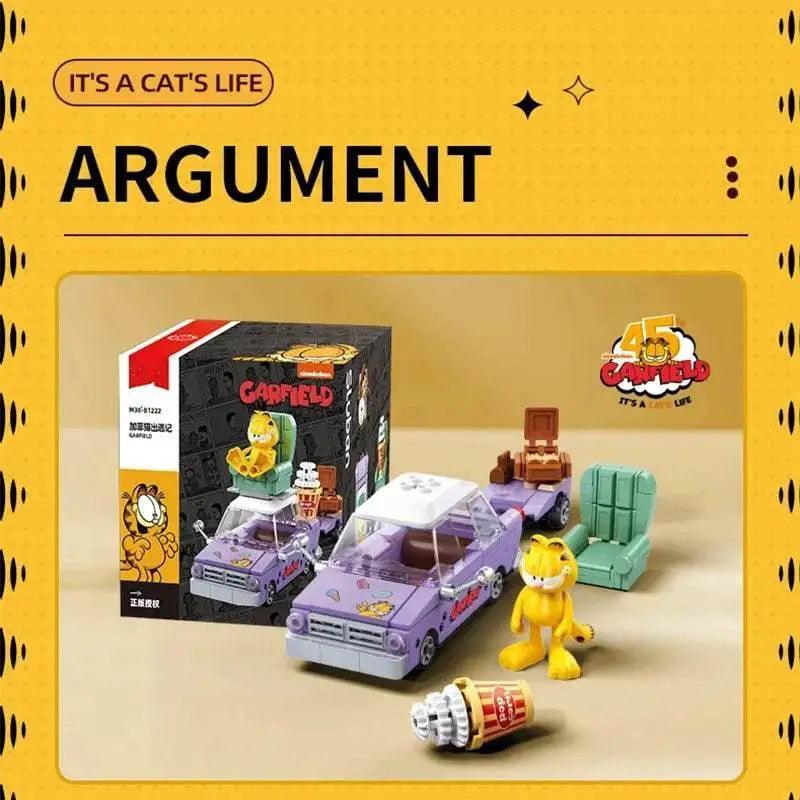  MOC Garfield Car Building Blocks City Magic Cartoon Cat Figures -  ToylandEU™