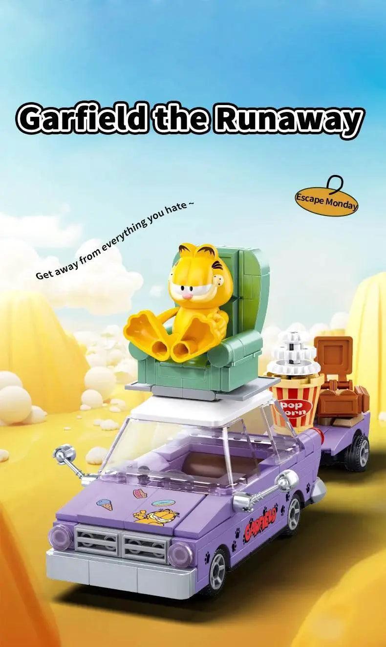  MOC Garfield Car Building Blocks City Magic Cartoon Cat Figures -  ToylandEU™