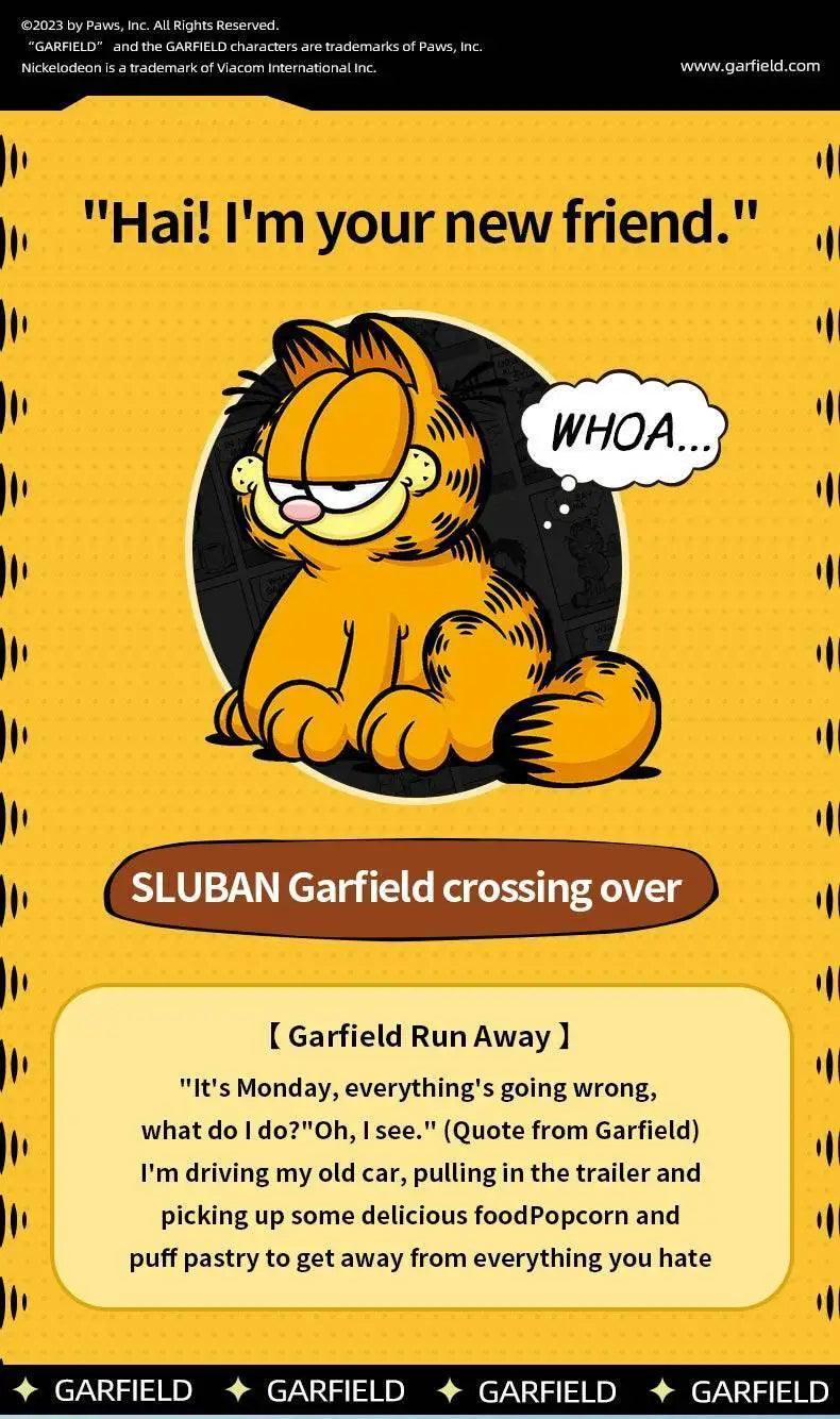  MOC Garfield Car Building Blocks City Magic Cartoon Cat Figures -  ToylandEU™
