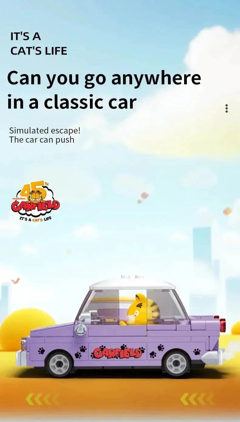  MOC Garfield Car Building Blocks City Magic Cartoon Cat Figures -  ToylandEU™