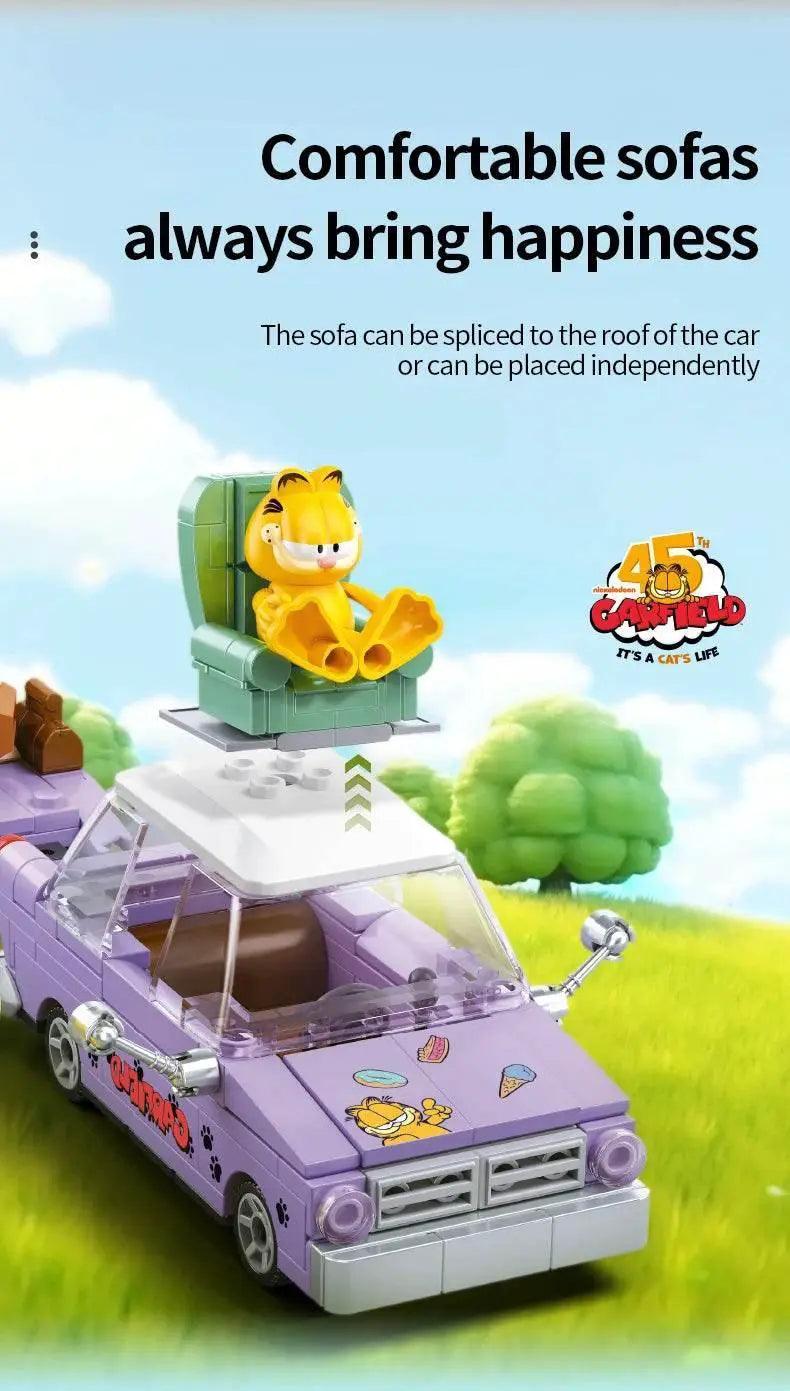  MOC Garfield Car Building Blocks City Magic Cartoon Cat Figures -  ToylandEU™