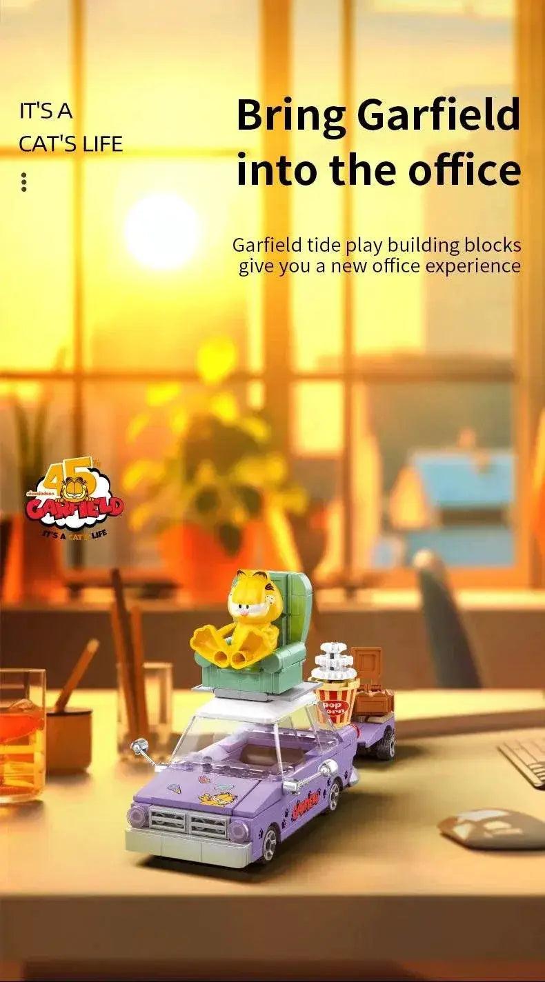  MOC Garfield Car Building Blocks City Magic Cartoon Cat Figures -  ToylandEU™