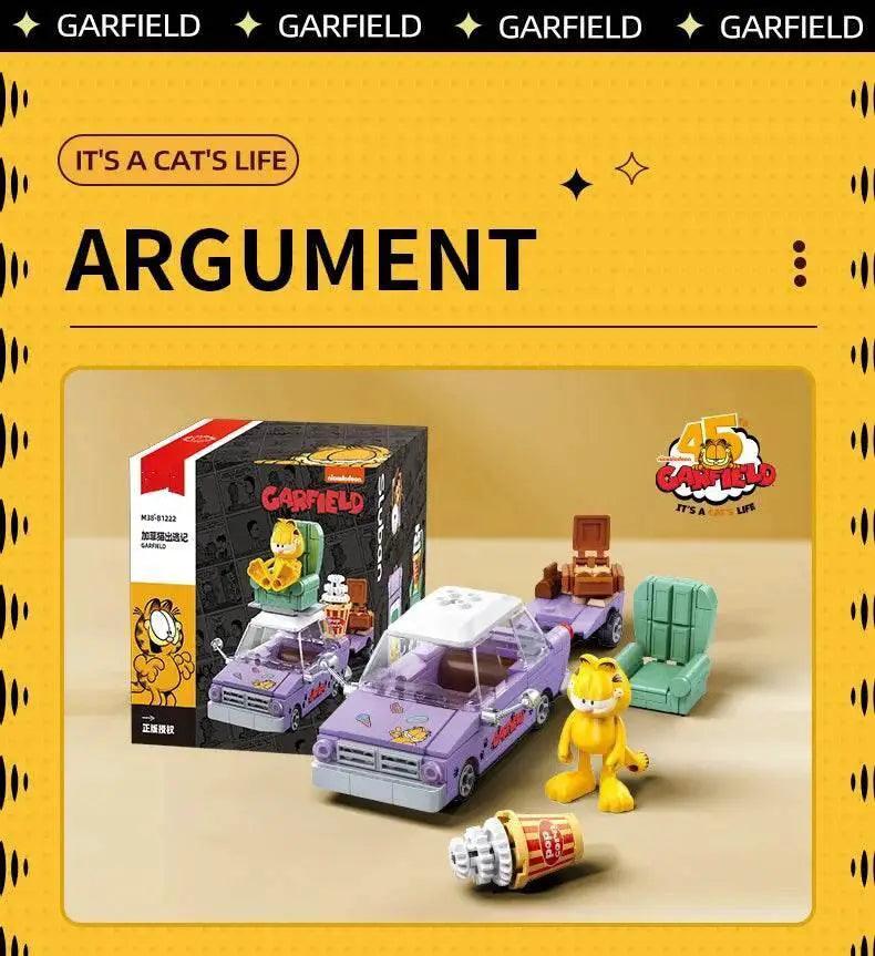  MOC Garfield Car Building Blocks City Magic Cartoon Cat Figures -  ToylandEU™