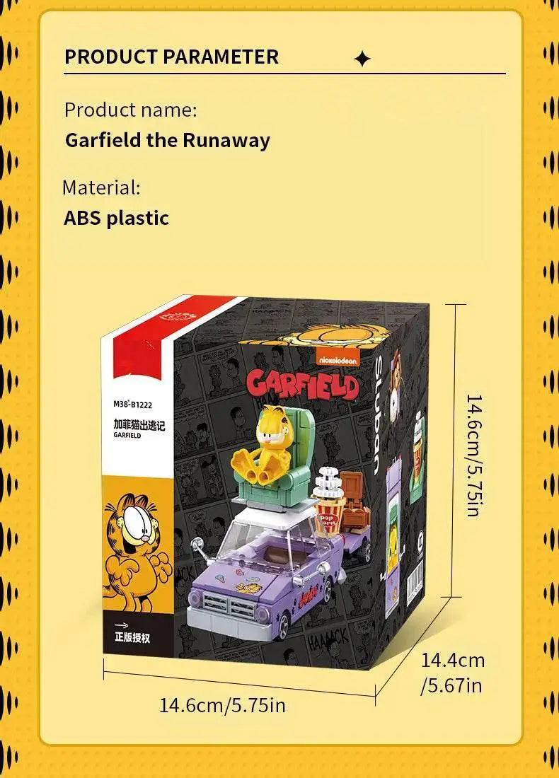  MOC Garfield Car Building Blocks City Magic Cartoon Cat Figures -  ToylandEU™