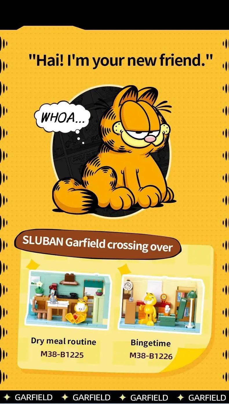  MOC Garfield Car Building Blocks City Magic Cartoon Cat Figures -  ToylandEU™
