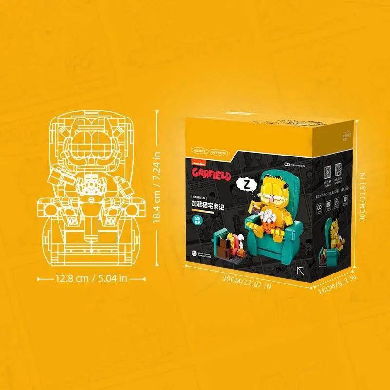  MOC Garfield Building Blocks Sofa Set With Mini Figures Model -  ToylandEU™