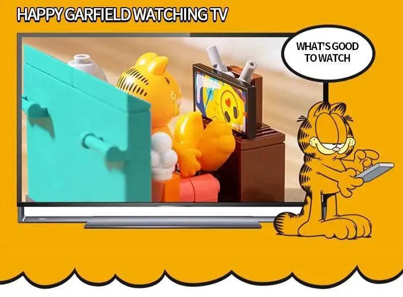  MOC Garfield Building Blocks Sofa Set With Mini Figures Model -  ToylandEU™