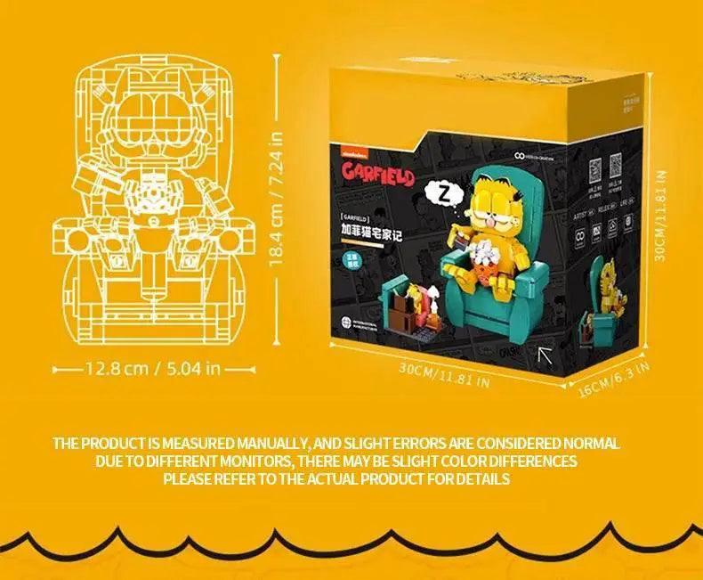  MOC Garfield Building Blocks Sofa Set With Mini Figures Model -  ToylandEU™