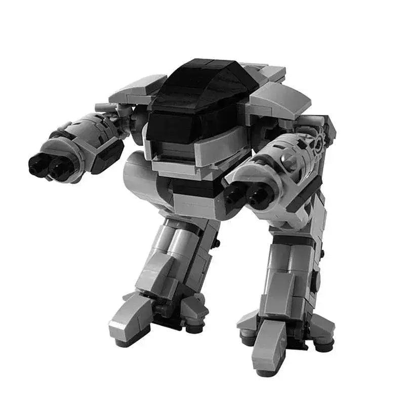  MOC MOC Gobricks Military Armed Robot ED-209 City Mechanical War Polices Figures Future Building Blocks Movie RoboCoped Toys Kids Gfit Building Bricks MOC -  ToylandEU™